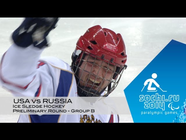 USA vs Russia highlights | Ice sledge hockey | Sochi 2014 Paralympic Winter Games