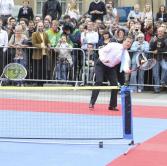 'David Cameron tennis square' logo