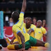 'Rwanda Sitting Volleyball at London 2012 square' logo