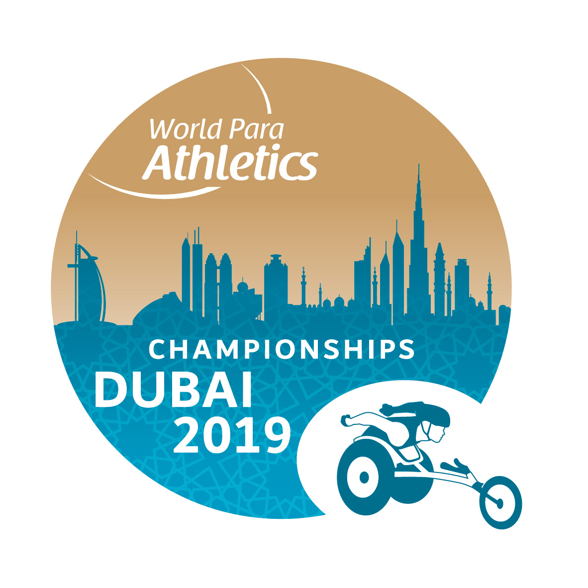 the official logo of the Dubai 2019 World Para Athletics Championships