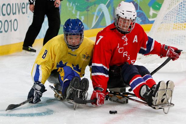 Ice Sledge Hockey match - Norway vs Sweden