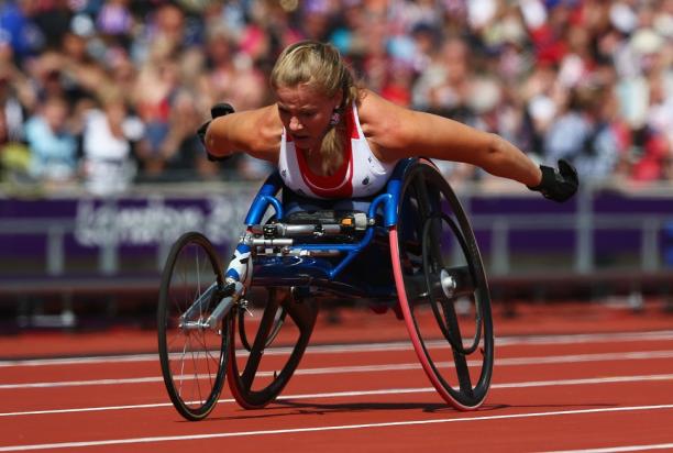Hannah Cockroft Hannah Cockroft set a new Paralympic record in the women's 100m - T34 at the London 2012 Paralympic Games
