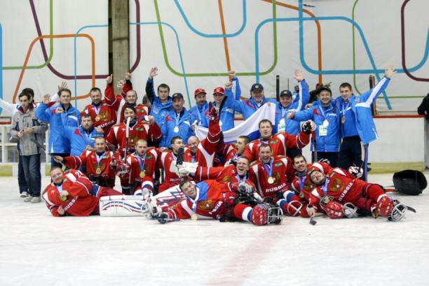 Russia ice sledge hockey