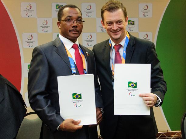 Leonel da Rocha Pinto and Andrew Parsons Leonel da Rocha Pinto and Andrew Parsons