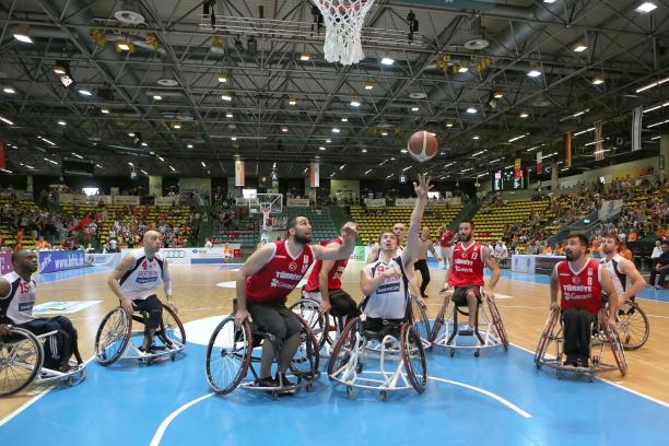 Wheelchair Basketball: Great Britain plays against Turkey Wheelchair Basketball: Great Britain plays against Turkey