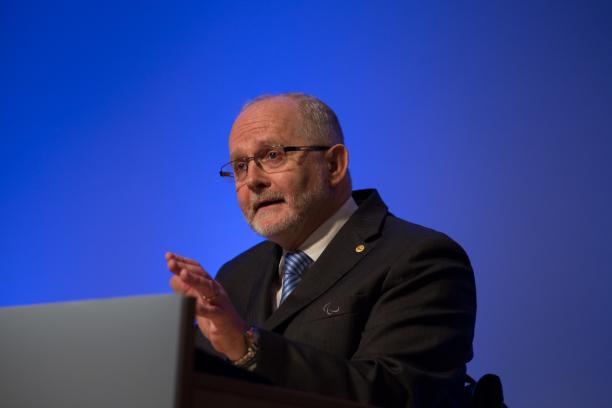 Sir Philip Craven at General Assembly 2013 Sir Philip Craven at General Assembly 2013