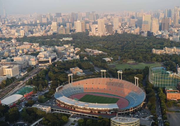 Tokyo aerial view