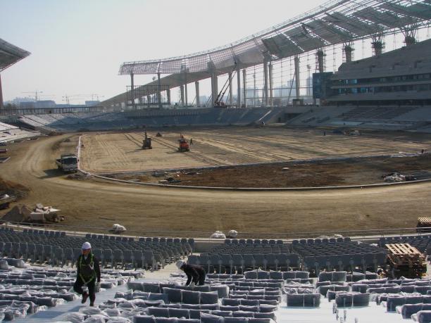 Incheon Main Asian Stadium construction Incheon Main Asian Stadium construction