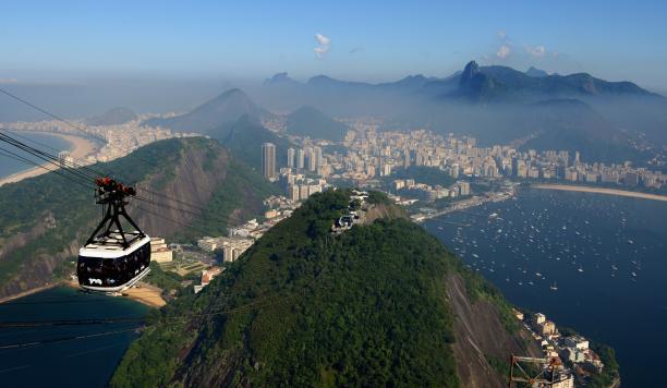 Rio city view A stunning view of Rio from Sugar Loaf Mountain