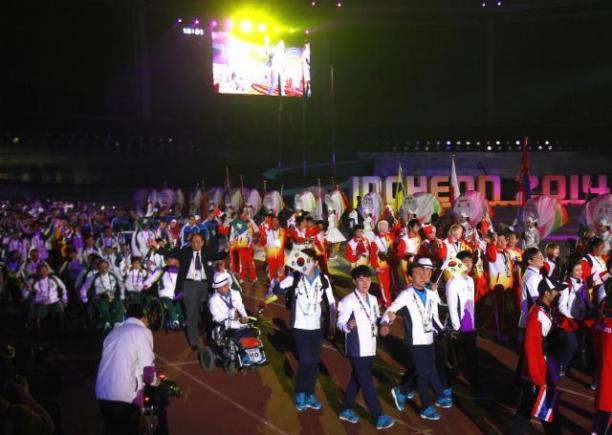 Incheon 2014 Closing Ceremony The Incheon 2014 Asian Para Games closed on 24 October with a spectacular Closing Ceremony.