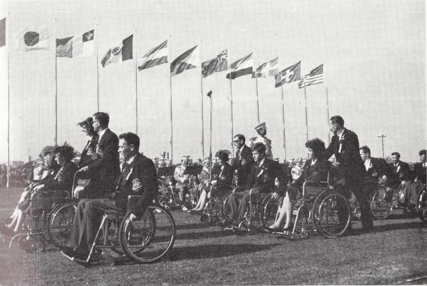 Australia at Tokyo 1964 A delegation enters a stadium