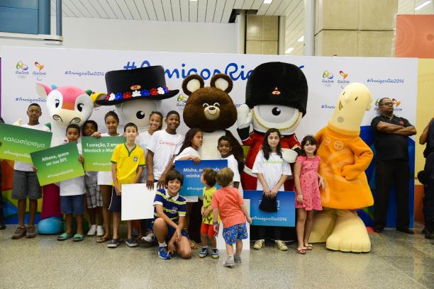 Mascots Arrive In Rio Ahead Of Monday S Launch Mascots Arrive In Rio Ahead Of Monday S Launch
