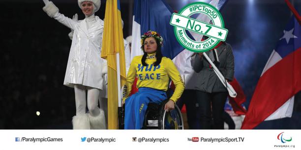 No. 7 Ukraine compete at the Sochi 2014 Paralympic Winter Games