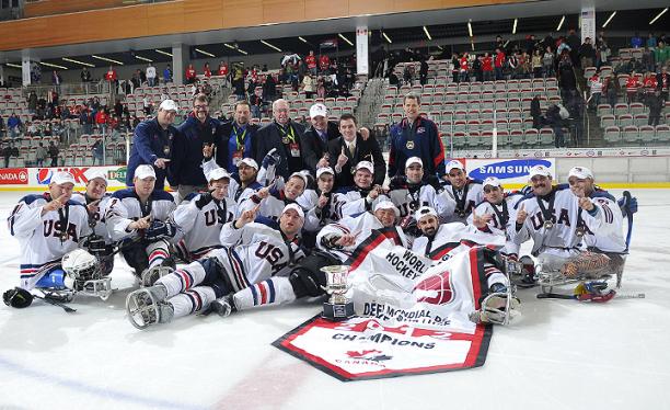 USA ice sledge hockey team USA ice sledge hockey team