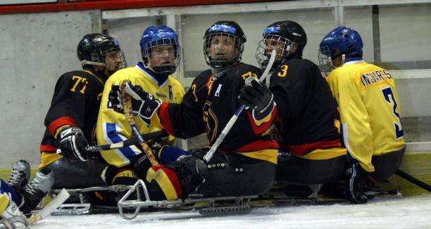 Germany Sweden Ice Sledge Hockey Germany Sweden Ice Sledge Hockey