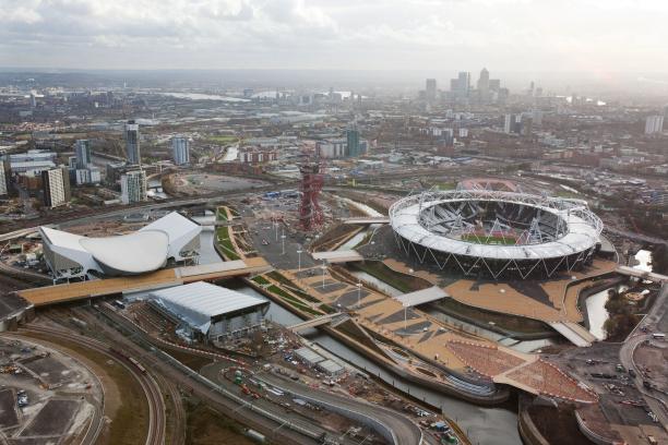 London Olympic Park Aerial View London Olympic Park Aerial View