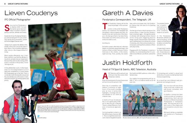 The Paralympian 2/12 page 8-9