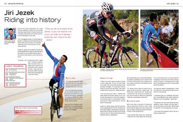 The Paralympian 2/12 page  38-39