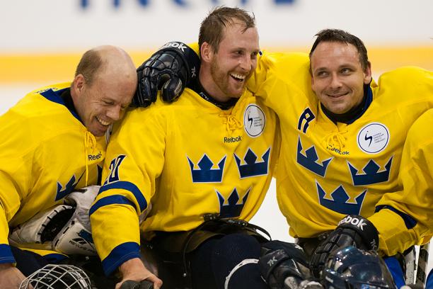 Sweden's ice sledge hockey team