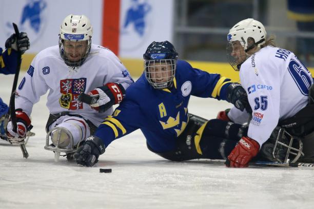 Per Kasperi at the 2013 IPC Ice Sledge Hockey World Championships