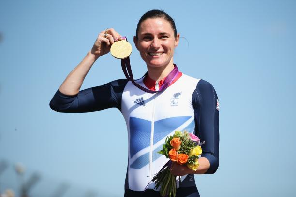 Sarah Storey wins third London 2012 gold