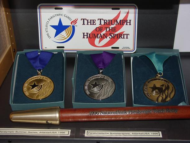 Atlanta 1996 Paralympic medals