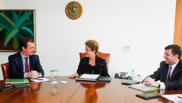 Andrew Parsons Dilma Rousseff Andrew Parsons, President of the Brazilian Paralympic Committee discusses Rio 2016 legacy with Brazilian President Dilma Rousseff in May 2015.