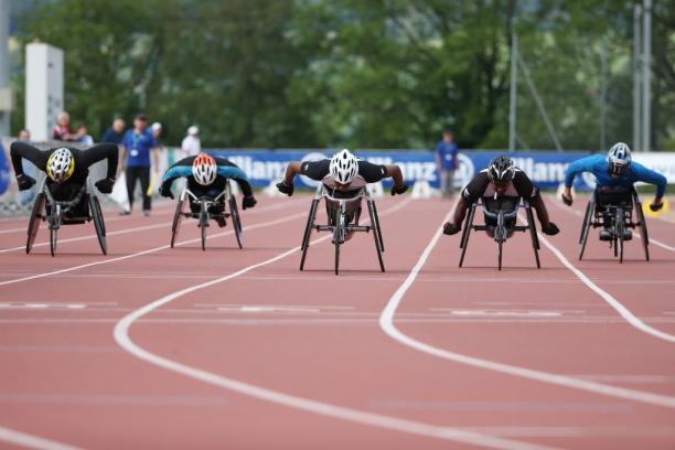 2015 Nottwil 100m race at the IPC Athletics Grand Prix on May 30, 2015 in Nottwil, Switzerland.