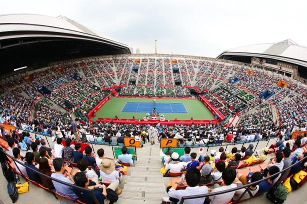 A general view of the Ariake Colosseum