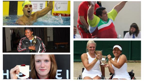 Athlete of the month July 2015 nominations Collage of five athletes photos