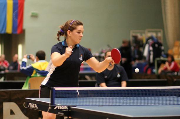 Giselle Munoz table tennis Argentina Portrait photo of woman