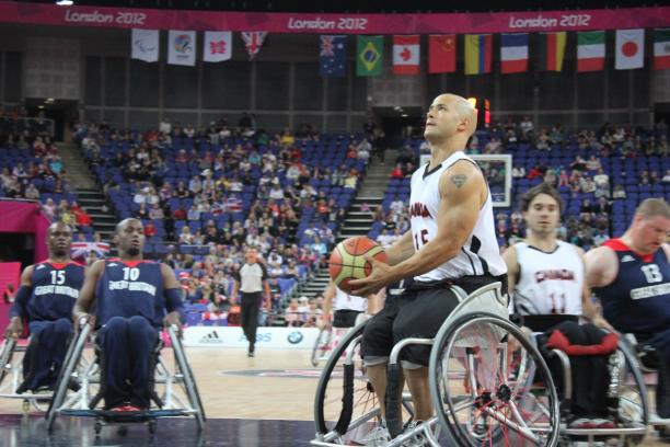 David Eng of Canada competes at the London 2012 Paralympic Games.