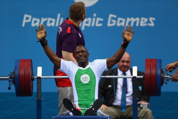Yakubu Adesokan Nigeria's Yakubu Adesokan winning gold at London 2012