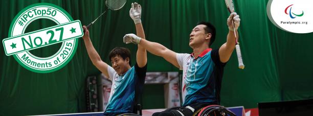 Top 50 moments 2015 - No. 27 Badminton joins Paralympic programme