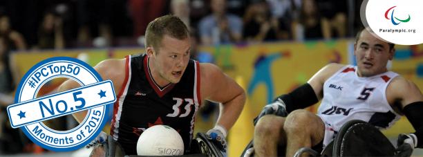 Top 50 moments - No. 5 Canada, USA go head-to-head in Toronto 2015 wheelchair basketball