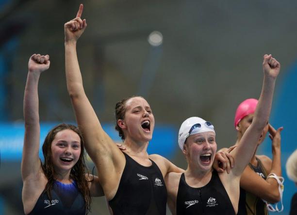 Australia’s women’s 4x100m medley relay 34 points London 2012 Australia’s women’s 4x100m medley relay 34 points