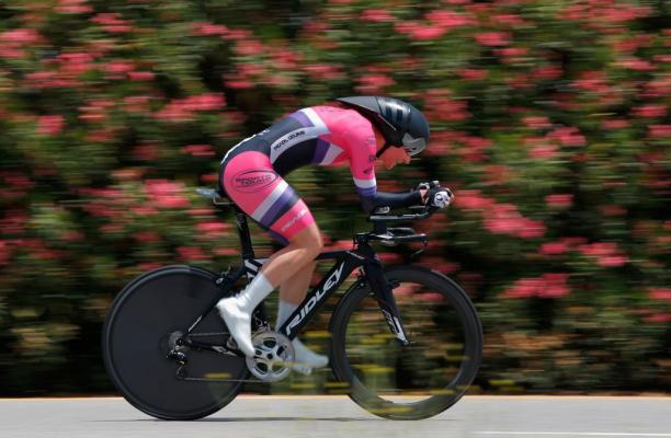 Dame Sarah Storey of Great Britain Dame Sarah Storey of Great Britain races in the women's individual time trial at the 2015 Amgen Tour of California on May 15, 2015 in Valencia, California.