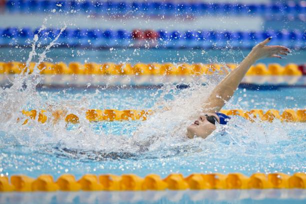 Hannah Russell of Great Britain competes at the 2015 IPC Swimming World Championships in Glasgow, Great Britain.