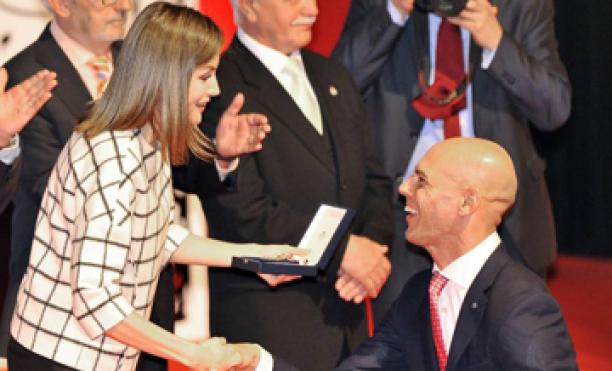 NPC Spain - Red Cross Gold Medal The Spanish National Paralympic Committee was awarded the Red Cross Gold Medal, the institution’s highest distinction, by Queen Letizia of Spain.
