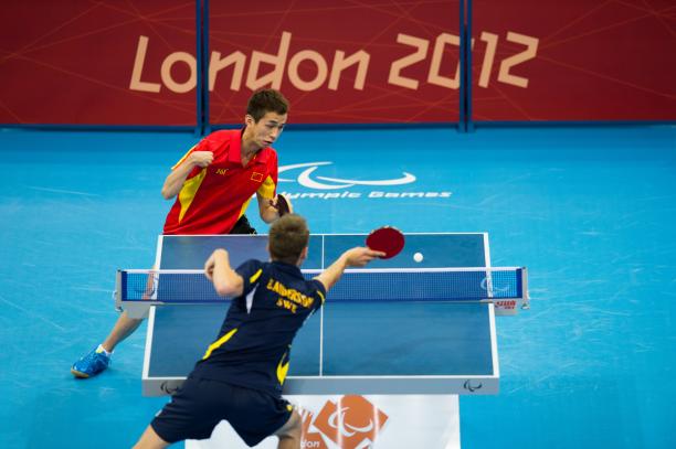 Choy Hing Lam - Rignell Fabian - Table Tennis - London 2012 Choy Hing Lam and Rignell Fabian