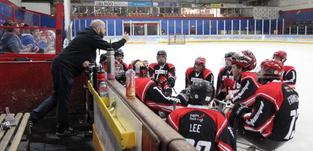 Ian Offers coached the Peterborough Phantoms in Great Britain before taking the position of head coach for the national ice sledge hockey team.