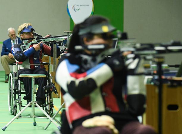 Veronika Vadovicova Shooting Final Rio 2016 Veronika Vadovicova gold medalist at Shooting R2 Women's 10m Air Rifle Standing SH1 Final