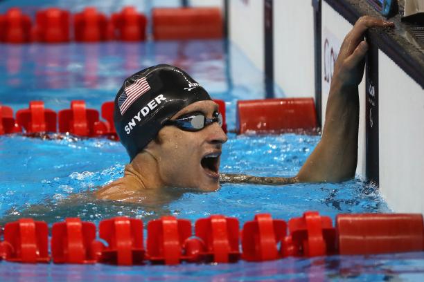 Brad Snyder The USA's Bradley Snyder celebrates winning the men's 400m freestyle S11 at the Rio 2016 Paralympic Games.