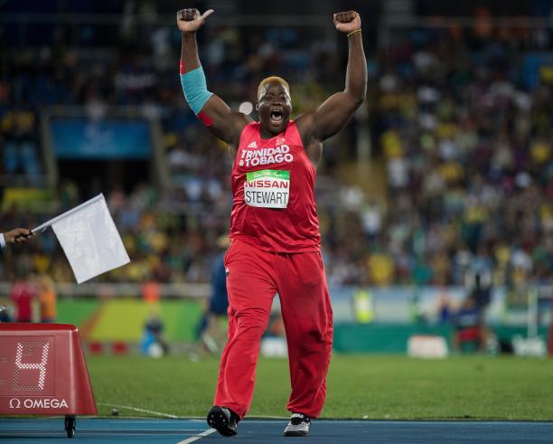 Akeem Stewart wins gold in the Men's Javelin Throw - F44 at Rio 2016