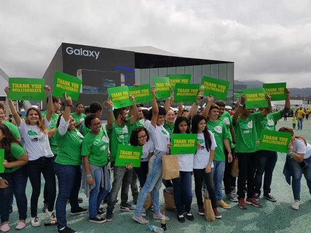 Samsung has announced it is donating USD 60,000 to help more Brazilian youngsters attend the Rio 2016 Paralympic Games. 
