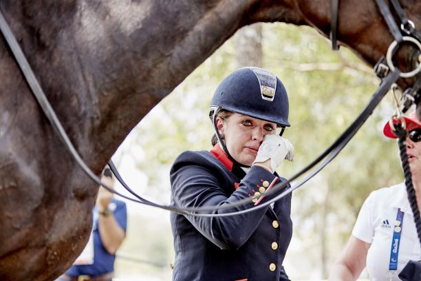 Natasha Baker - Rio 2016 Natasha Baker (GBR) was overcome with emotion on winning her grade II individual gold medal.
