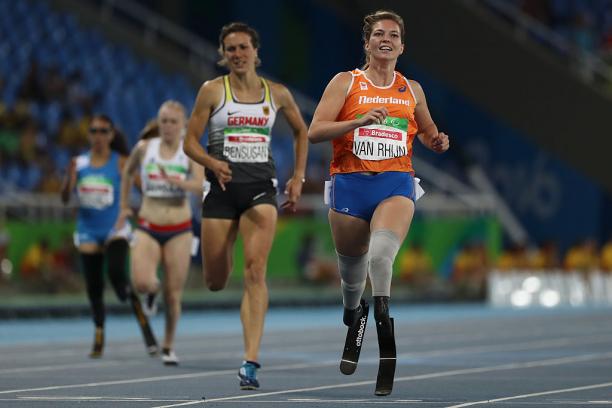 Marlou van Rhijn - Rio 2016 Marlou van Rhijn of Netherlands competes in the Women's 200m - T44 Fina