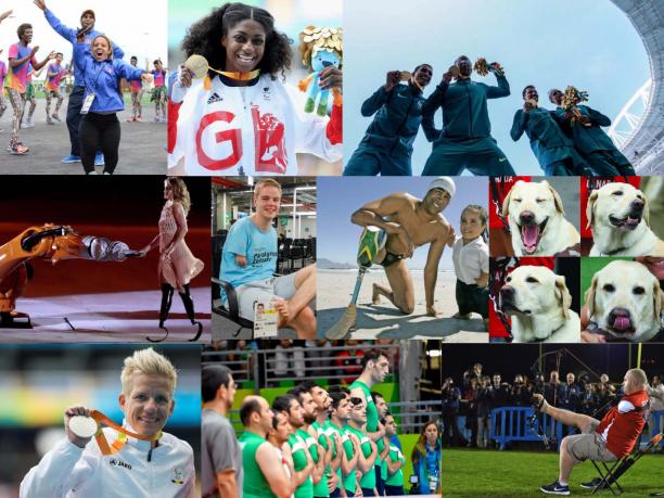 A collage of pictures of the 10 personalities who left a mark on the Rio 2016 Paralympic Games