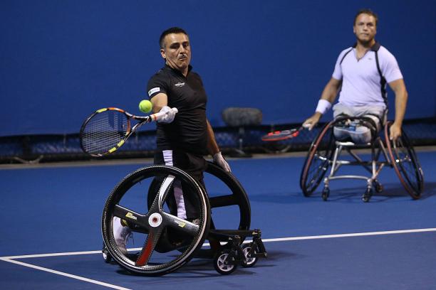 Stephane Houdet and Nicolas Peifer of France Stephane Houdet and Nicolas Peifer of France