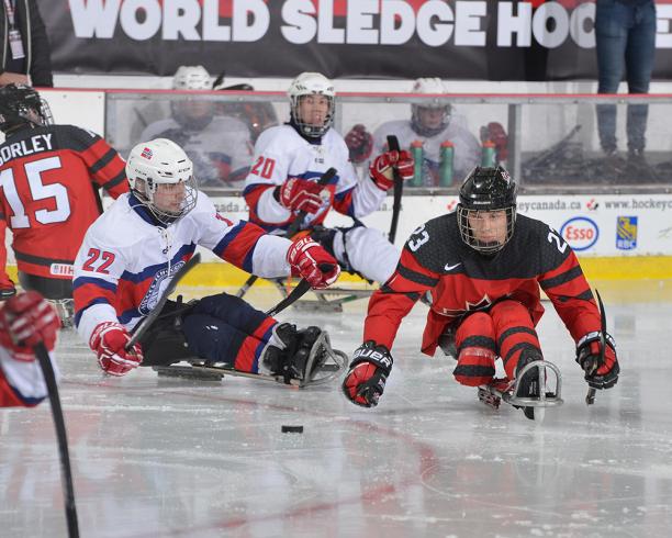 Canada won 3-0 over Norway at the 2016 World Sledge Hockey Challenge in Charlottetown, Canada.